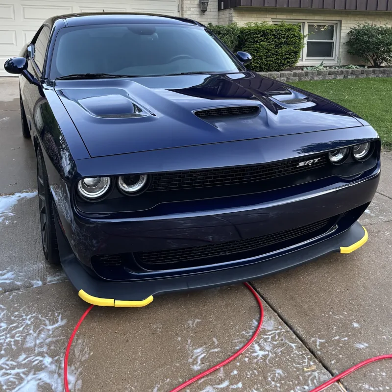 Dodge Challenger SRT after a full exterior detail