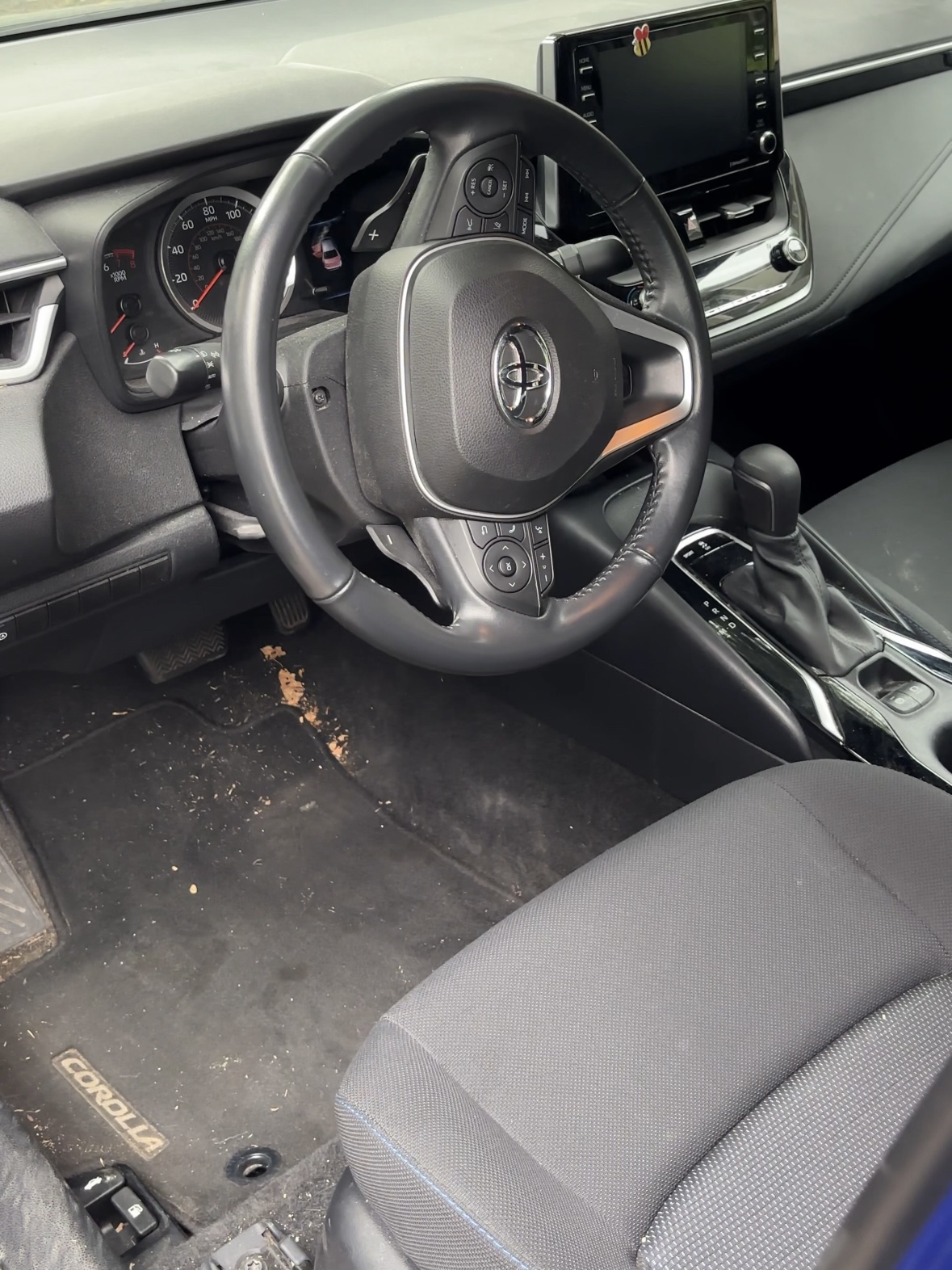 Dirty car exterior